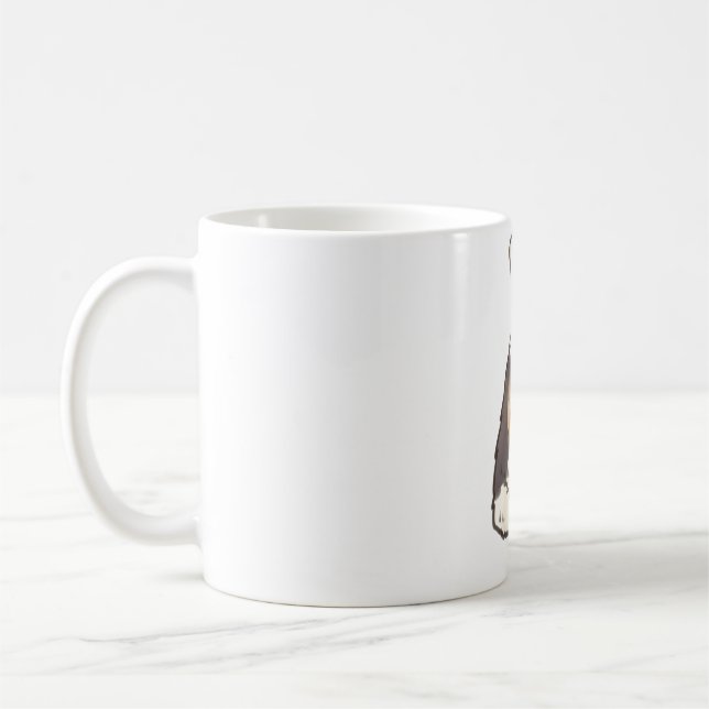 Mug Illustration de chien de migre Wire Fox Terrier (Gauche)