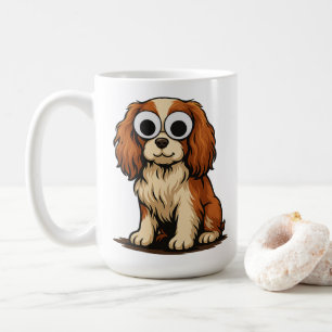 Mug Illustration de chiot aux yeux globuleux mignons