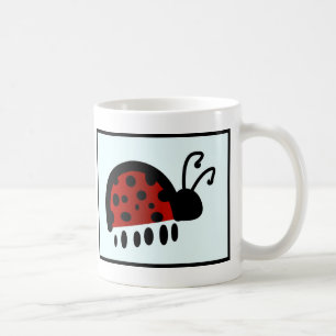 Mug Illustration de coccinelle mignonne