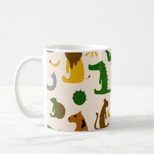 Mug Illustration de couleur pastel dessinée à la main
