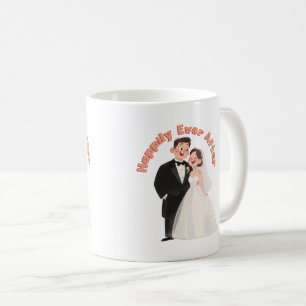 Mug Illustration de couple de mariage Heureux Pour Tou