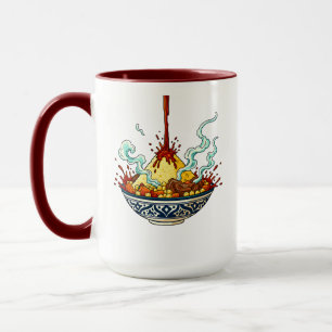 Mug Illustration de Couscous Marocain Vibrant