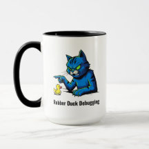 Illustration de débogage amusante de canard en cao