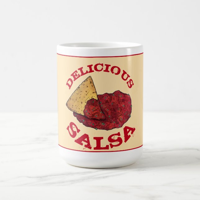 Mug Illustration de délicieuses chips de tortilla de l (Centre)