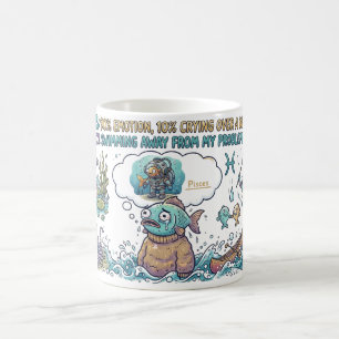 Mug Illustration de dessin animé humoristique du signe