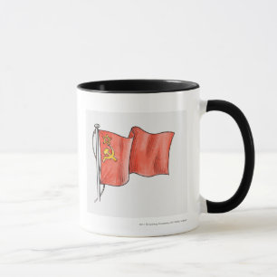 Mug Illustration de drapeau soviétique