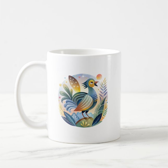Mug Illustration de faisan | Art de la faune et de la  (Gauche)