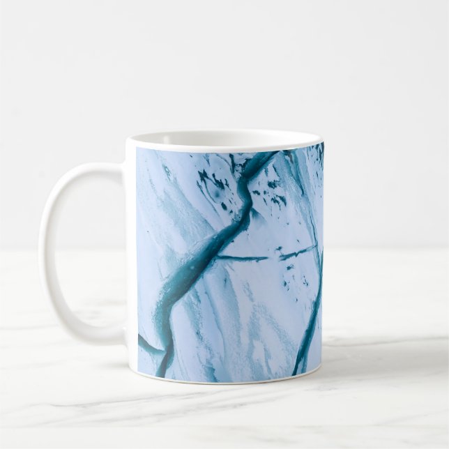Mug Illustration de formation de roches fissurées (Gauche)