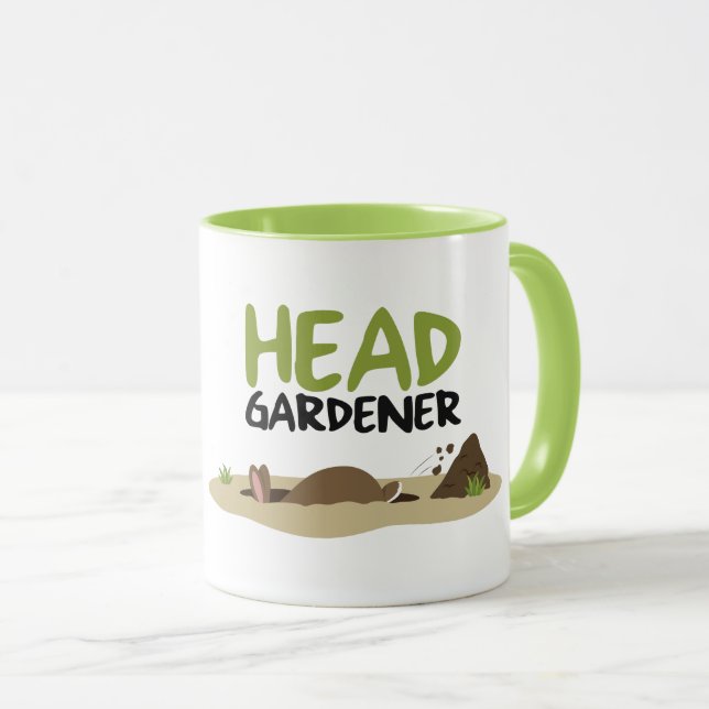 Mug Illustration de Head Gardener (Devant droit)