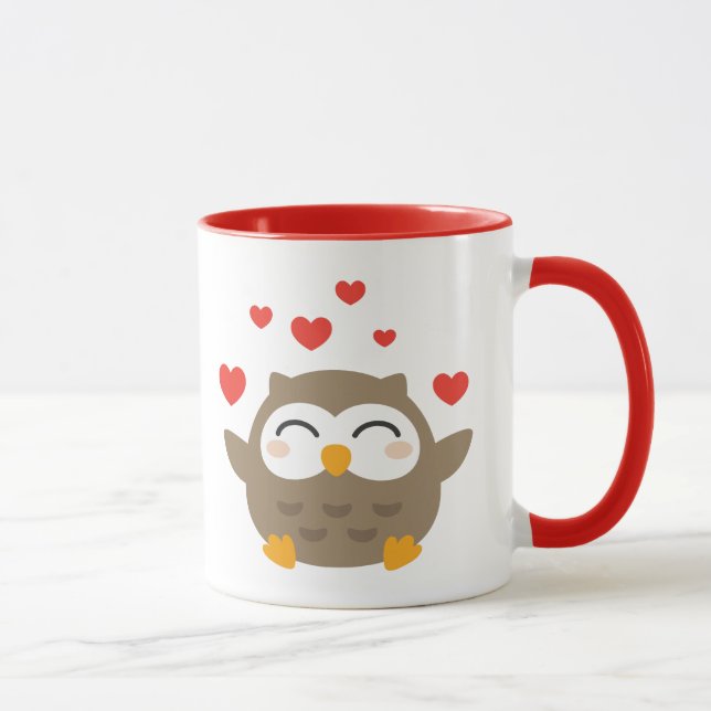 Mug Illustration de I Owl You (Droite)