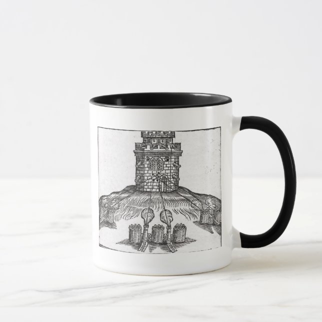 Mug Illustration de la guerre de siège (Droite)