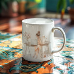 Mug Illustration de la mousse d'aquarelle | Monogramme<br><div class="desc">Un monogramme tendance avec une jolie aquarelle illustrant une femme dans son bureau. Parfait pour tous les patrons amateurs de café. Ajoutez votre libellé personnalisé à cette conception à l'aide des cases "Modifier ce modèle de conception" situées à droite de l'élément ou cliquez sur le bouton bleu "Customiser" pour arranger...</div>