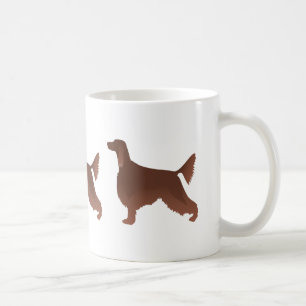 Mug Illustration de la race de base de Setter irlandai