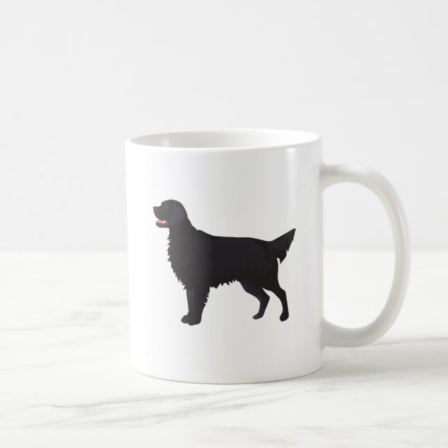 Mug Illustration de la race de chiens de repérage à co (Droite)