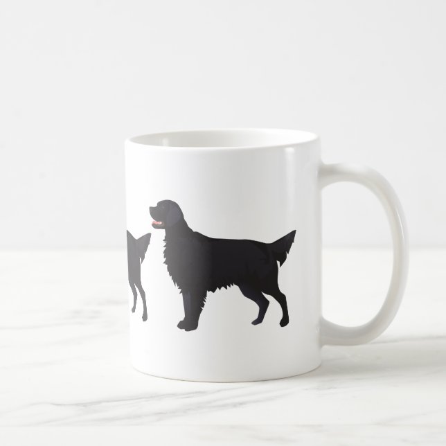 Mug Illustration de la race de chiens de repérage à co (Droite)