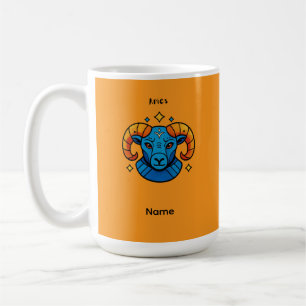 Mug Illustration de la Signe du zodiaque Bélier dans l