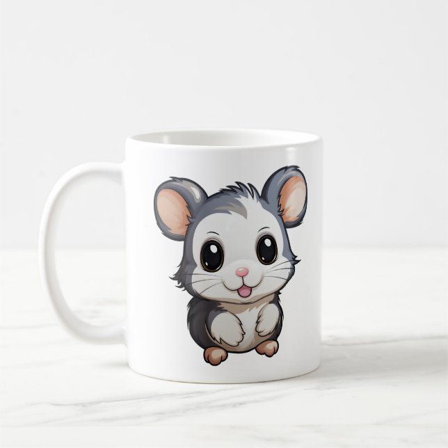 Mug Illustration de la souris de dessin (Gauche)