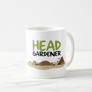 Mug Illustration de la tête du jardinier