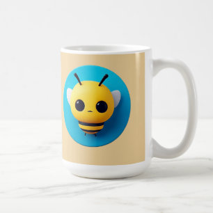 Mug Illustration de l'abeille caricature mignonne