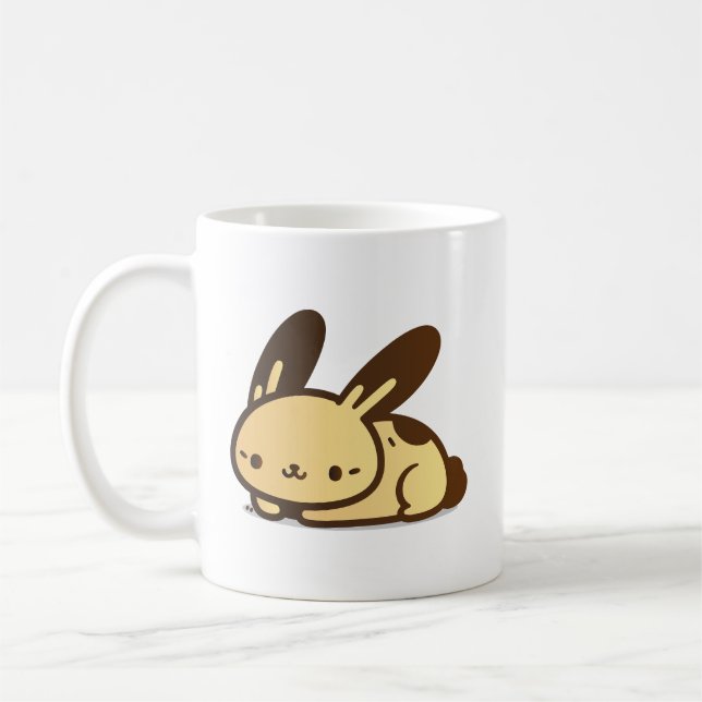 Mug Illustration de lapin | Conception d'œuvres d'art  (Gauche)