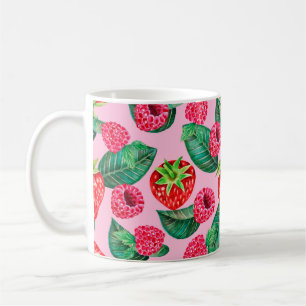 Mug Illustration de l'aquarelle dessinée à la main mot