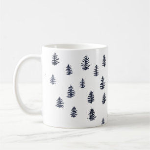Mug Illustration de l'arbre Motif Mountain Living