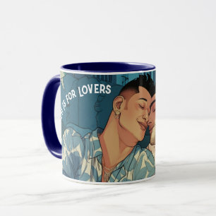 Mug Illustration De L'Élevage Hommes Gay Du Centre-Vil
