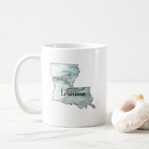 Mug Illustration de l'État de Louisiane