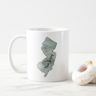 Mug Illustration de l'état du New Jersey