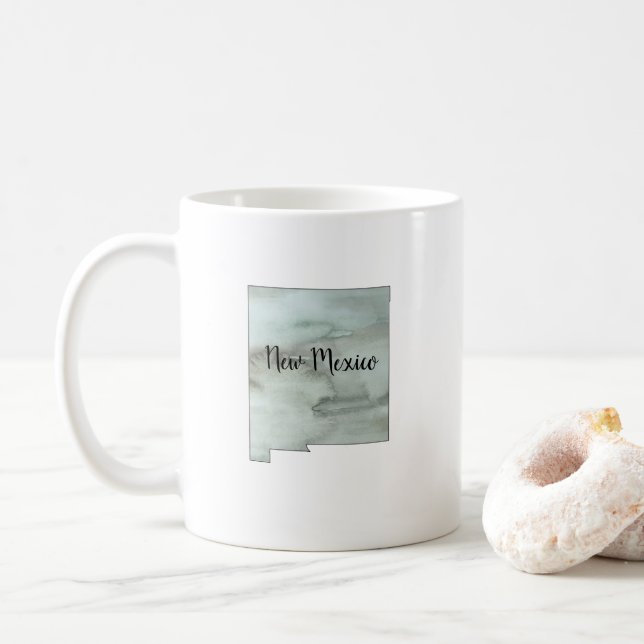 Mug Illustration de l'État du Nouveau-Mexique (Avec donut)