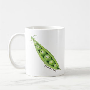 Mug Illustration de l'humeur des pois doux