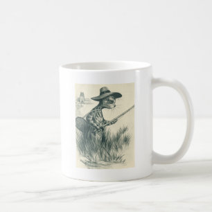 Mug Illustration de Louis Wain -- Chat de pêche allé