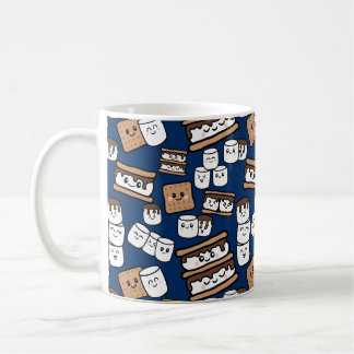 Mug Illustration de mignonne Smores Marshmallow