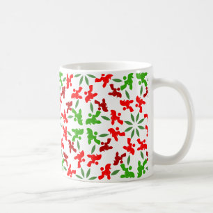 Mug Illustration de motif de caniche personnalisable