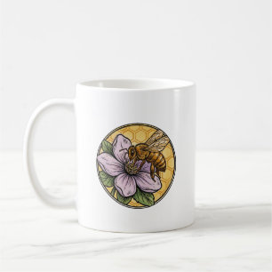 Mug Illustration de Nid d'Abeille à Miel de Fleur de M