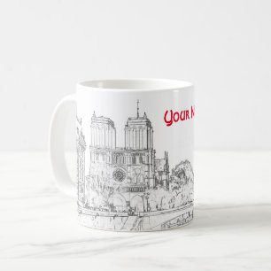 Mug Illustration de Notre Dame de Paris