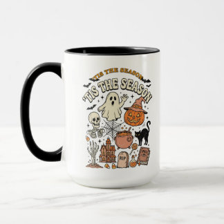 Mug Illustration de rassemblement hanté d'Halloween vi