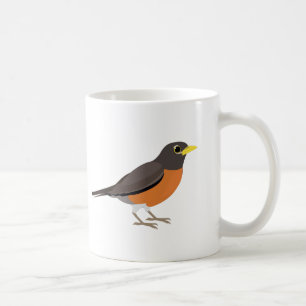 Mug Illustration de Robin d'Américain