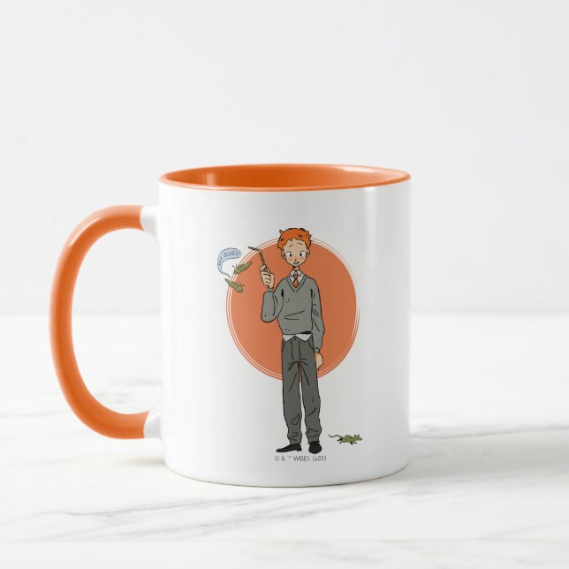 Mug Illustration de Ron Weasley "Eat Slugs" (Gauche)