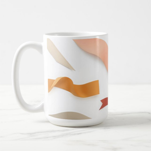 Mug illustration de ruban minimaliste (Gauche)