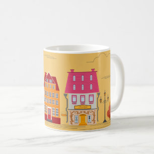 Mug Illustration de rue de Charme