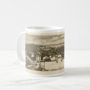 Mug Illustration de San Francisco vintage