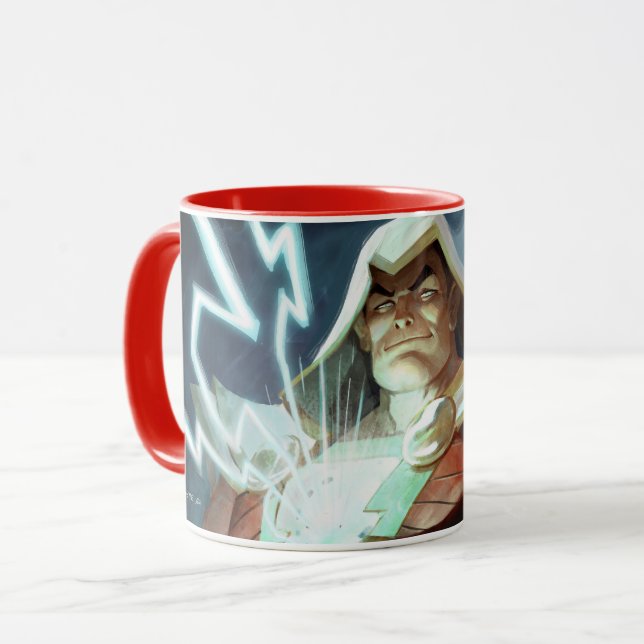 Mug Illustration de Shazam en crise infinie (Devant gauche)