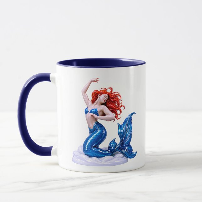 Mug Illustration de sirène (Gauche)