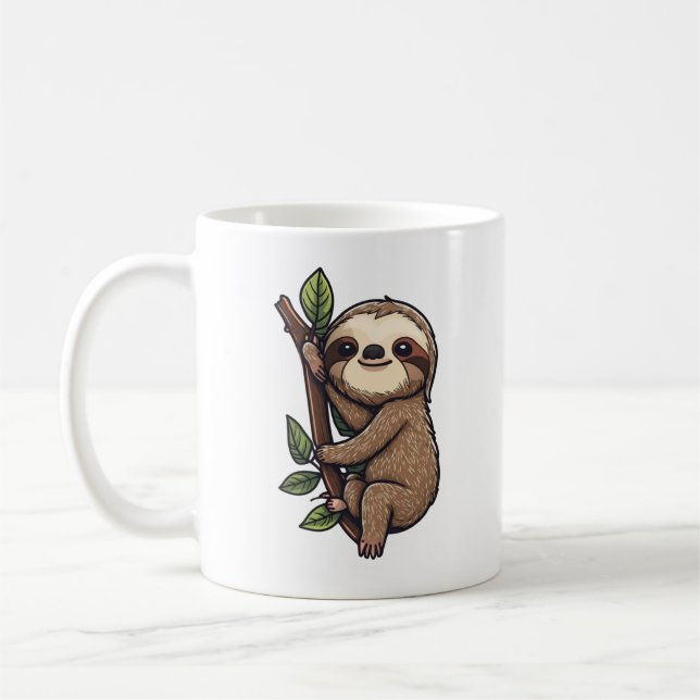 Mug Illustration de Sloth (Gauche)