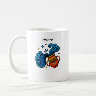 Mug Illustration de style cartoon du signe zodiacal Ve