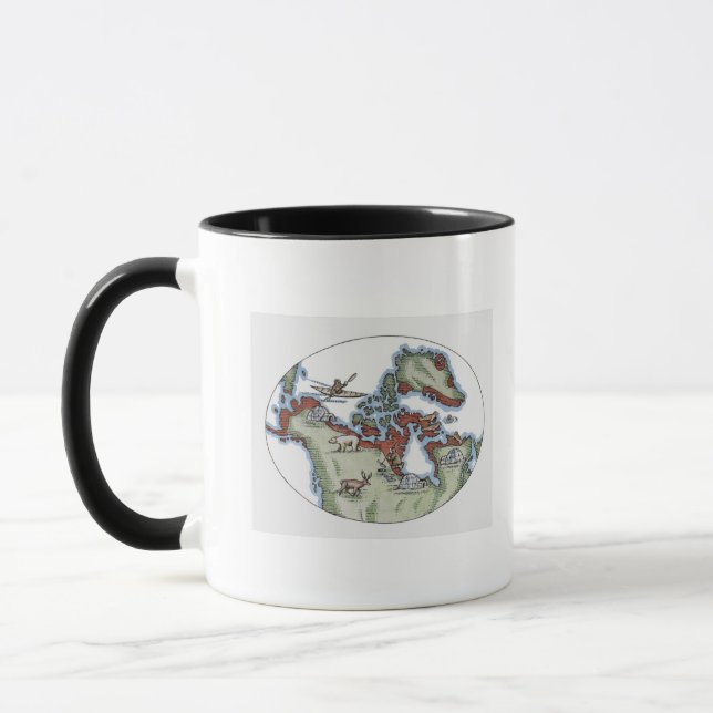 Mug Illustration de territoire d'Inuit (Gauche)
