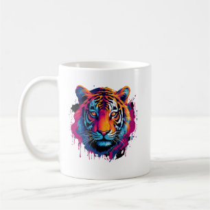 Mug Illustration de tigre Art de la faune et des ani