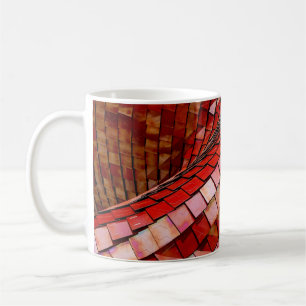 Mug Illustration de tuiles rouges