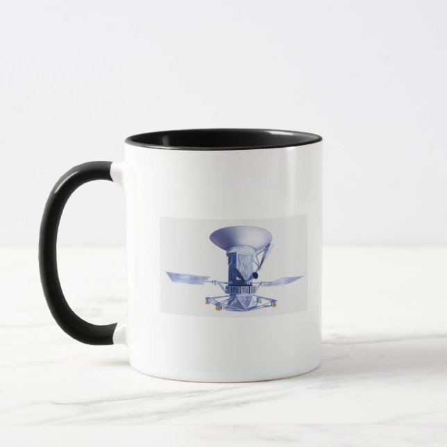 Mug Illustration de vaisseau spatial de Magellan (Gauche)